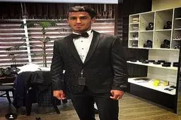 ستاره جوان پرسپولیس در لباس دامادی/ عکس