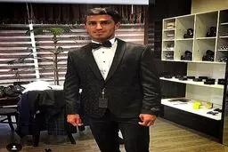 ستاره جوان پرسپولیس در لباس دامادی/ عکس