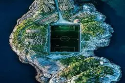 خاص‌ترین زمین چمن دنیا! / عکس