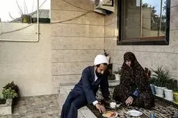 تصویری از صبحانه متفاوت امام جمعه و همسرش/ عکس