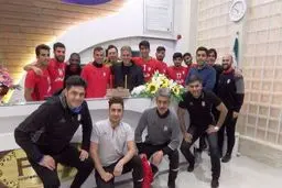 تولد کاپیتان پرسپولیس در تمرین تیم ملی/عکس