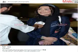 پوشش و میکاپ متفاوت شقایق فراهانی در اکران یک فیلم/ عکس