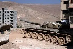 فرار داعش از حومه دمشق/تصاویر