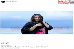 تیپ و میکاپ متفاوت الناز حبیبی/ عکس
