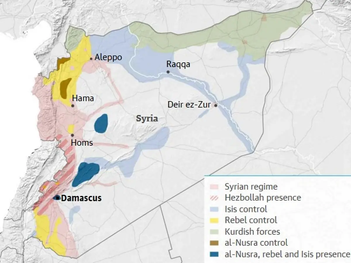 وضعیت میدانی سوریه پس از اجرای آتش بس چگونه است؟ + نقشه