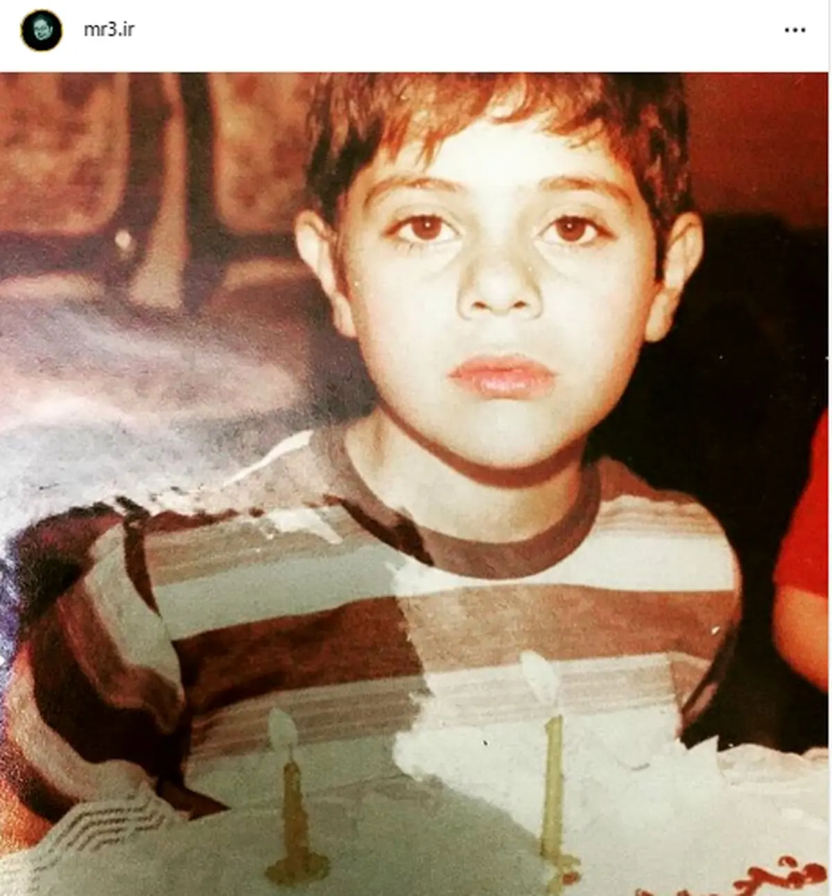 آقای مجری وقتی کودک بود/عکس