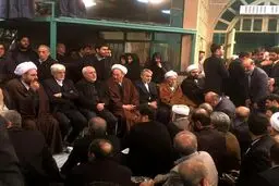 مقامات کشوری و لشگری در حسینیه جماران/عکس