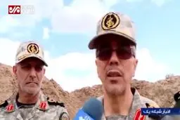 فیلم : قدم زدن سردار ایرانی در یک قدمی داعش