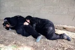 تصویر : شجاعت ستودنی زن عکاس در حمله تروریستی اهواز