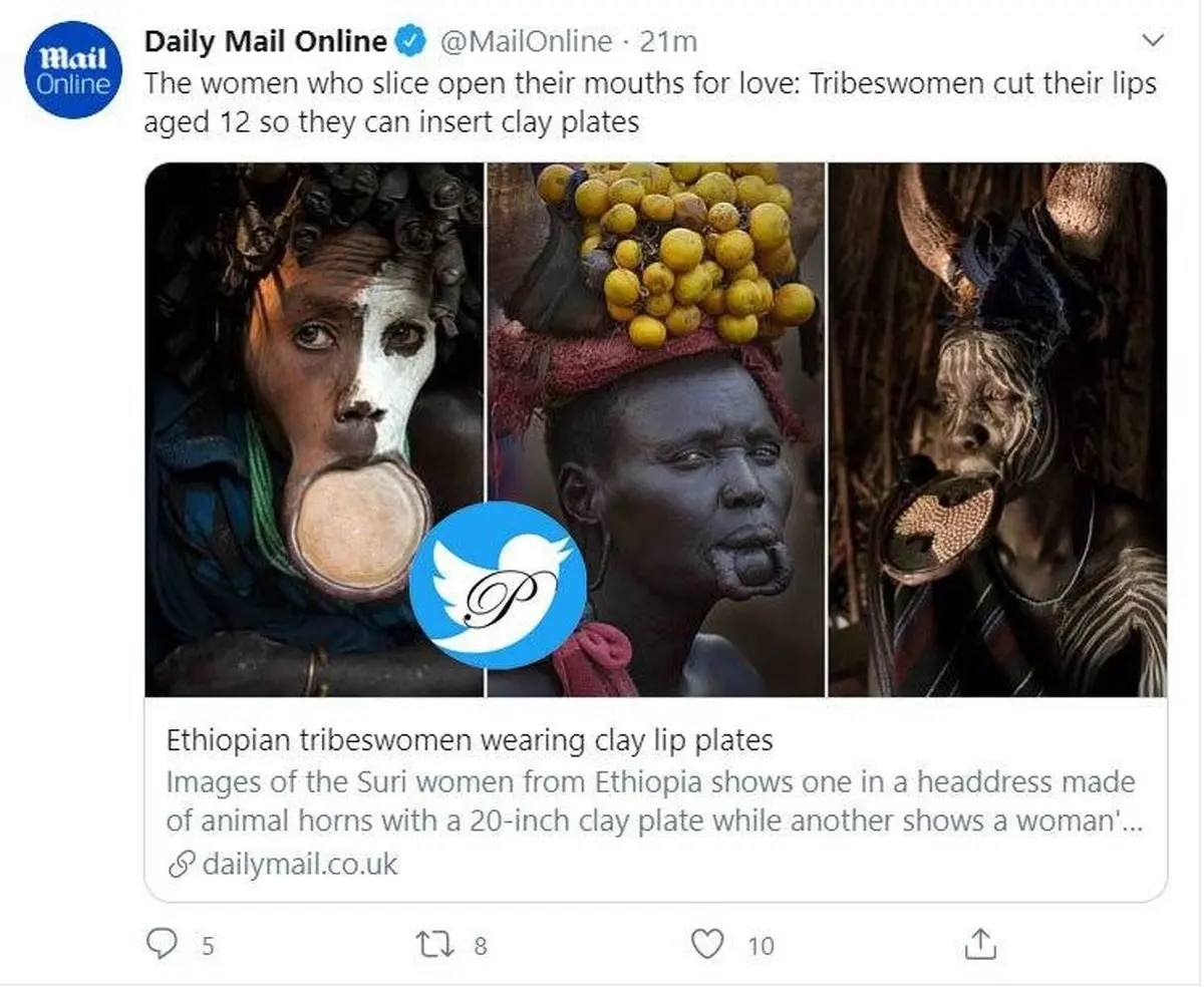 اقدام عجیب زنان قبیله سوری در اتیوپی + توئیتر