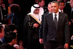 عکس/ چشمک‌زدن اوباما