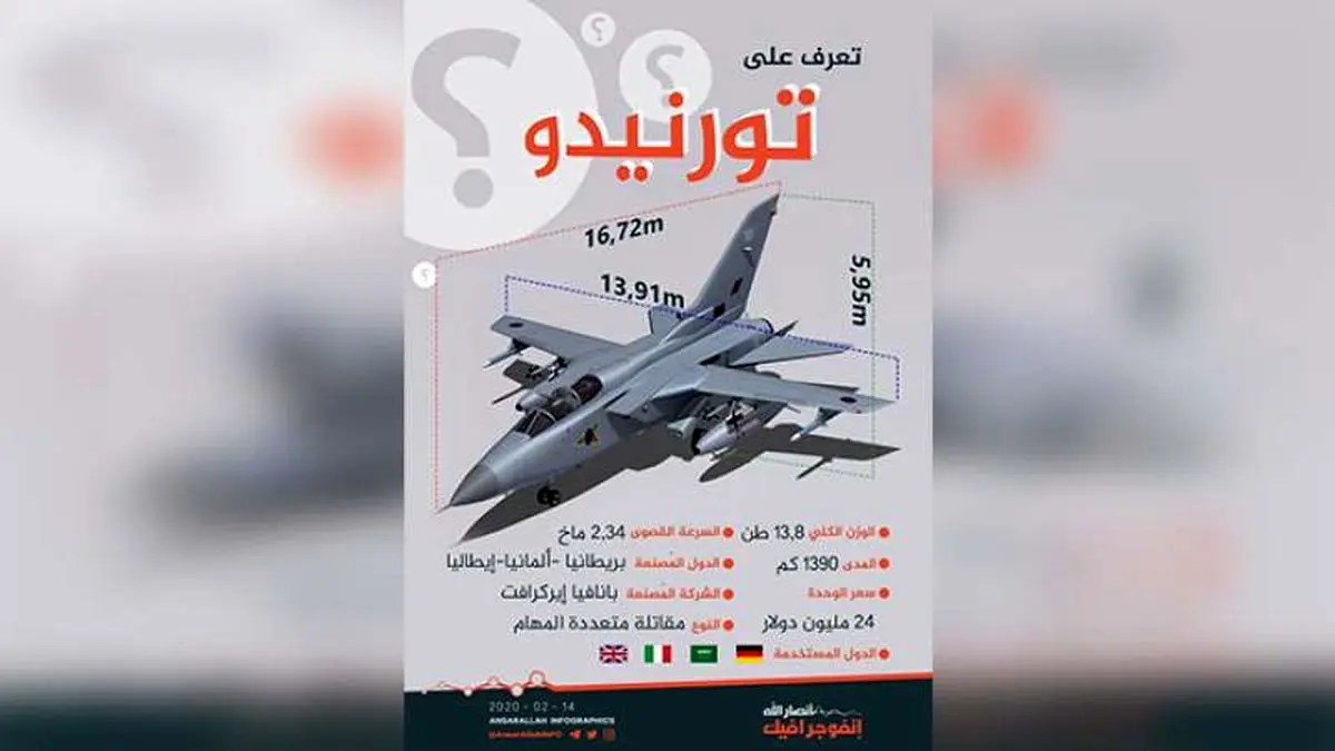 مشخصات جنگنده چندین میلیون دلاری سعودی‌ها که در یمن سرنگون شد + عکس