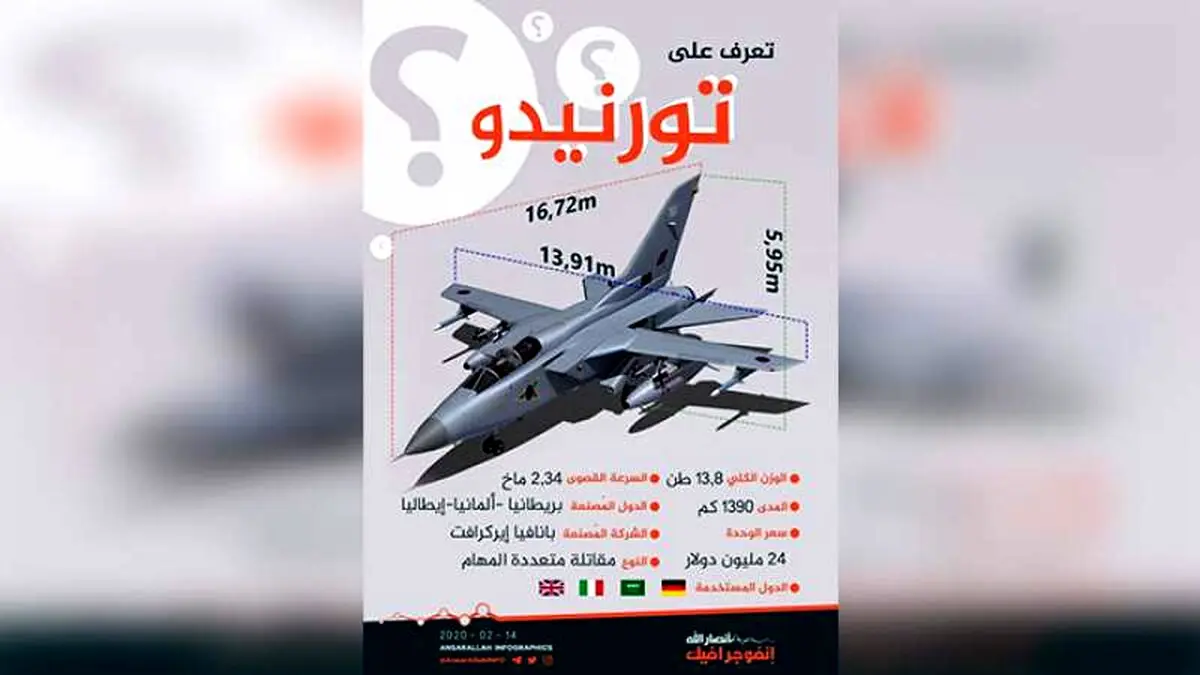 مشخصات جنگنده چندین میلیون دلاری سعودی‌ها که در یمن سرنگون شد + عکس