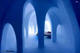 هتل زیبای یخی در سوئد! /تصاویر