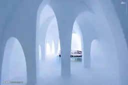 هتل زیبای یخی در سوئد! /تصاویر