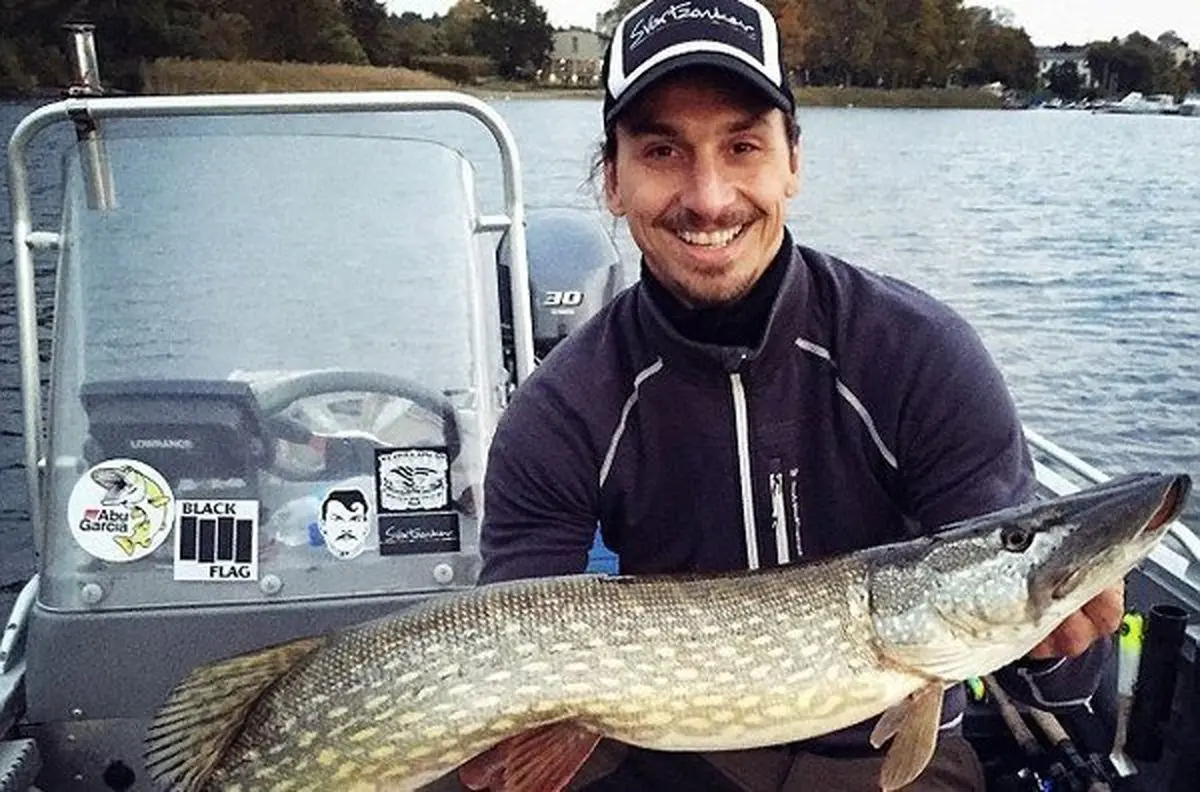 عکس/ ماهیگیری زلاتان ابراهیموویچ