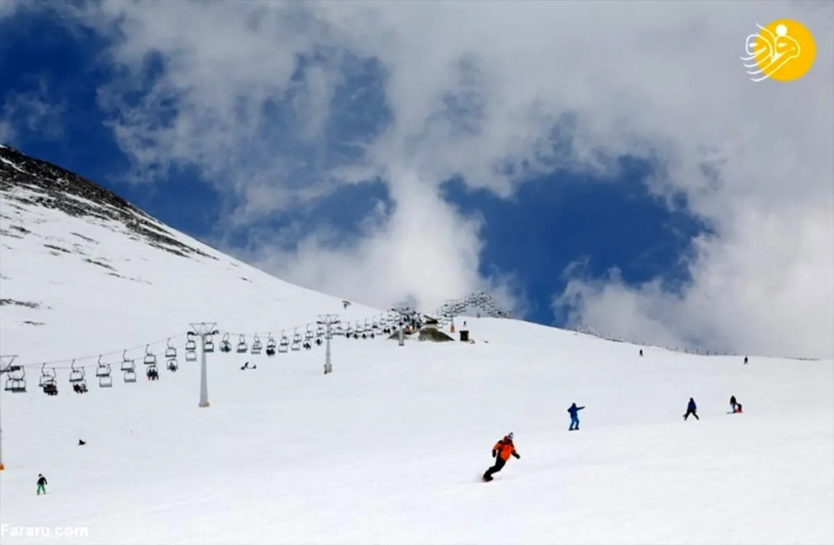 گزارش رسانه خارجی از پیست اسکی توچال در روز‌های کرونایی+عکس‌ها