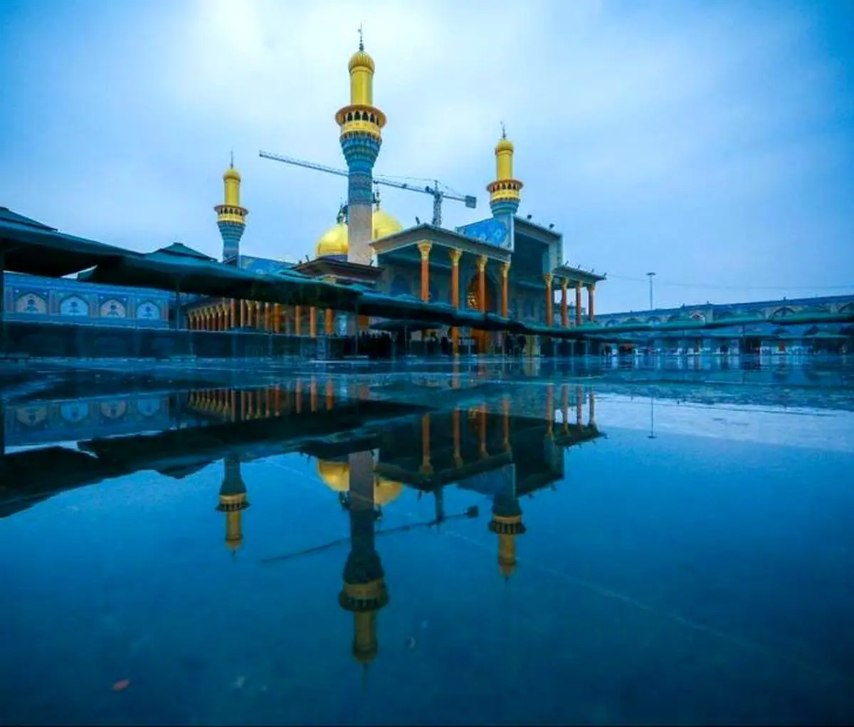 حال وهوای بارانی حرم امامین کاظمین (ع) / عکس