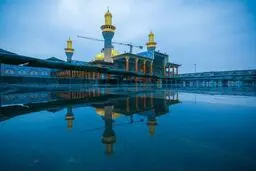 حال وهوای بارانی حرم امامین کاظمین (ع) / عکس