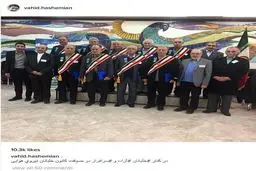 فوتبالیست سابق کشورمان در جمع خلبانان/عکس