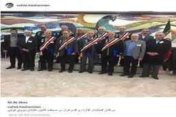 فوتبالیست سابق کشورمان در جمع خلبانان/عکس