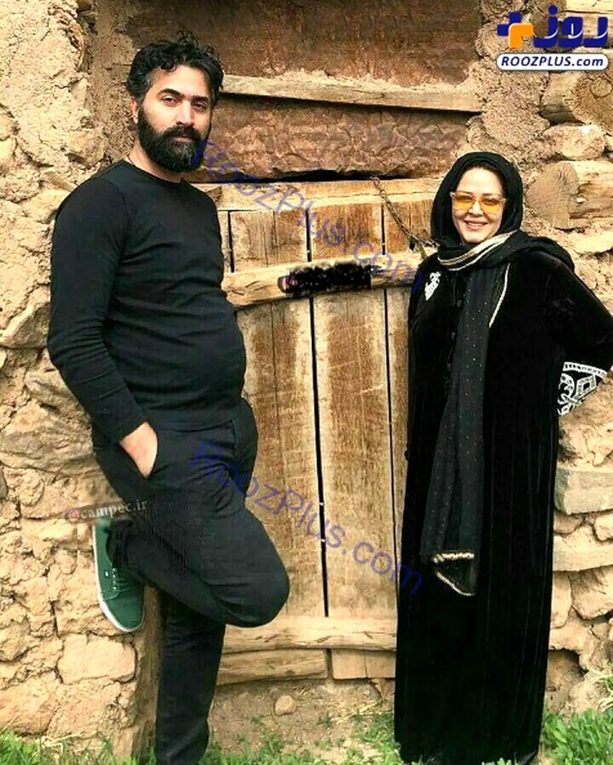 عکسی از تیپ نوروزی بهاره رهنما و همسرش