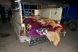 تصویری دلخراش از قربانیان زلزله ۷.۳ ریشتری در قصرشیرین