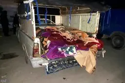 تصویری دلخراش از قربانیان زلزله ۷.۳ ریشتری در قصرشیرین