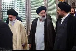 تصویر : ابراهیم رییسی و سید حسن خمینی