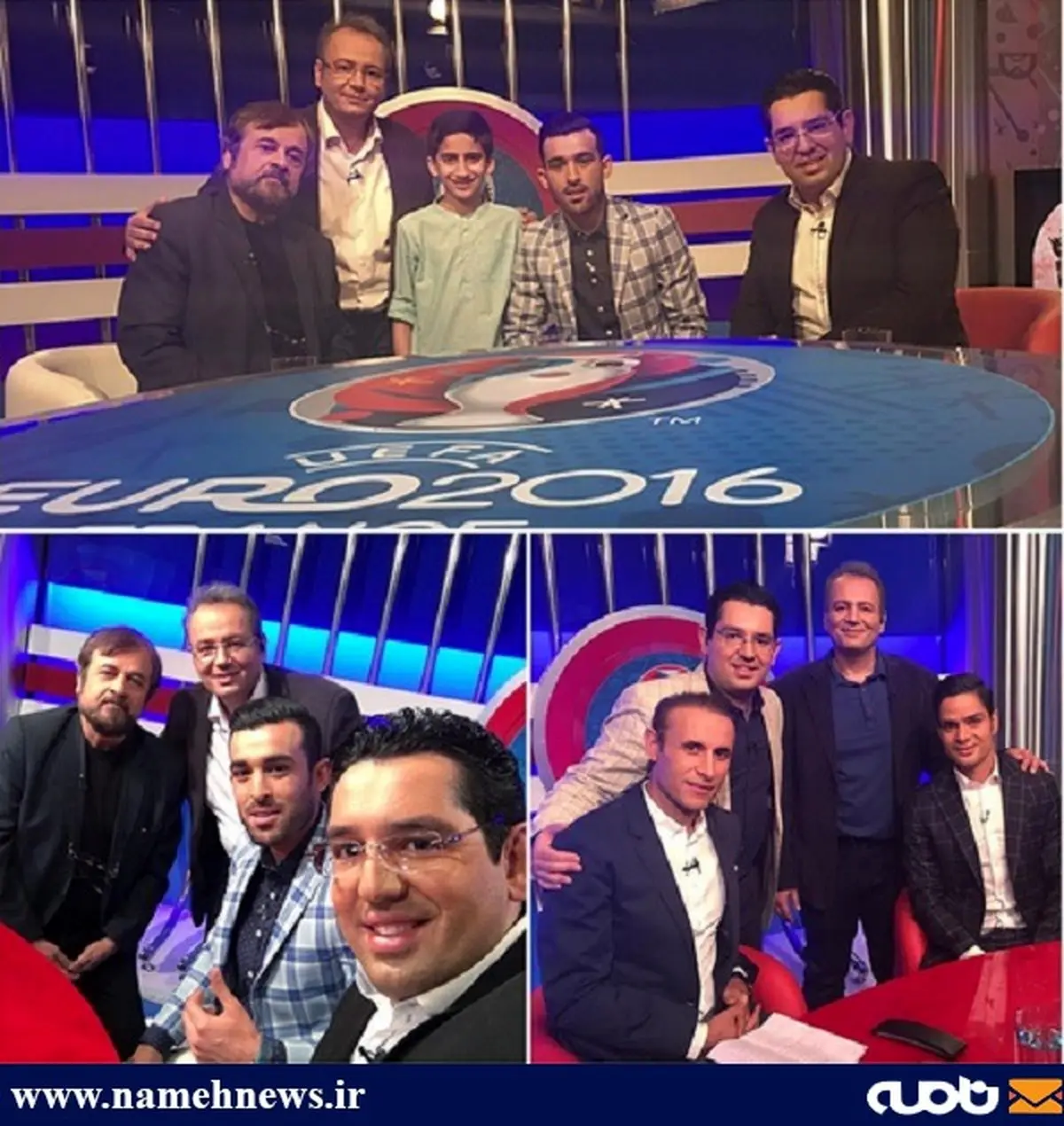 ستاره های استقلال و پرسپولیس در پشت صحنه یورو/ عکس