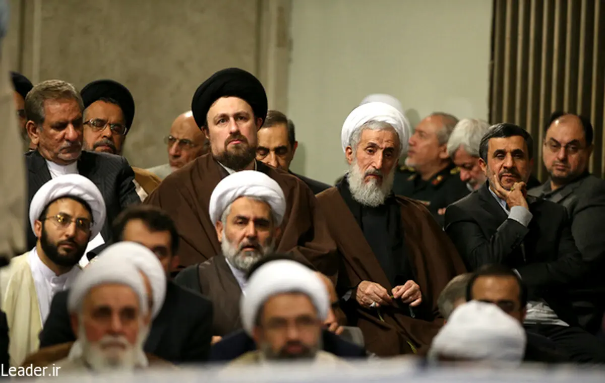 احمدی نژاد، سید حسن خمینی، ولایتی و جهانگیری در یک قاب/ عکس