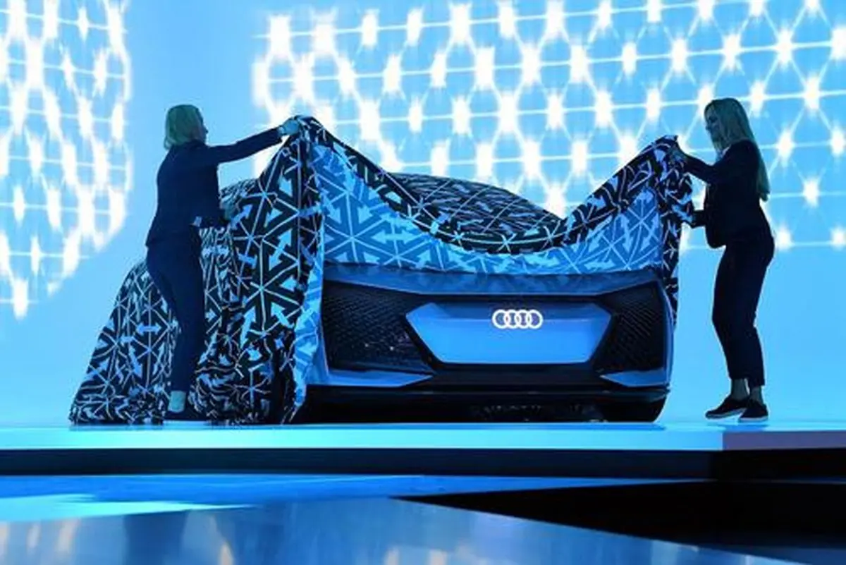 تصویر رونمایی از خودروی خودران شرکت آئودی