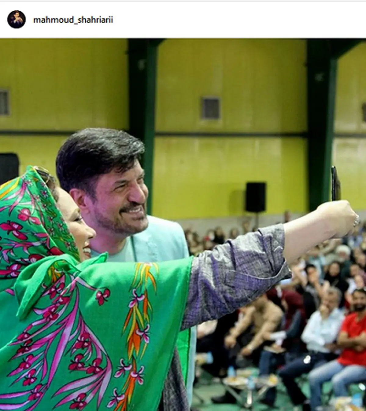 سلفی بهنوش بختیاری با مجری ممنوع التصویر+عکس