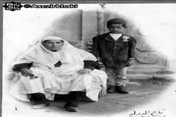 تصویری قدیمی از دومین زن ناصرالدین شاه در دوران پیری