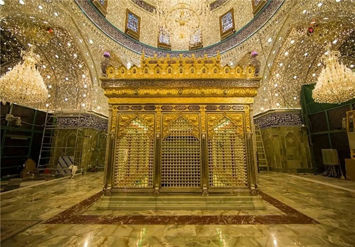 امشب قرص قمر در کربلا طعنه به خورشید می‌زند + تصاویر