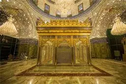 امشب قرص قمر در کربلا طعنه به خورشید می‌زند + تصاویر