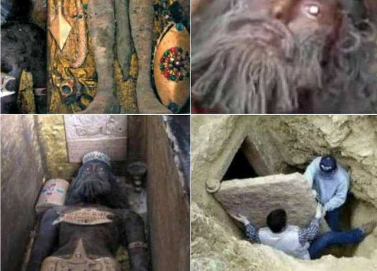 کشف مومیایی منتسب به «کوروش هخامنشی» در اطراف پاسارگاد/ میراث فرهنگی: شایعه است + عکس