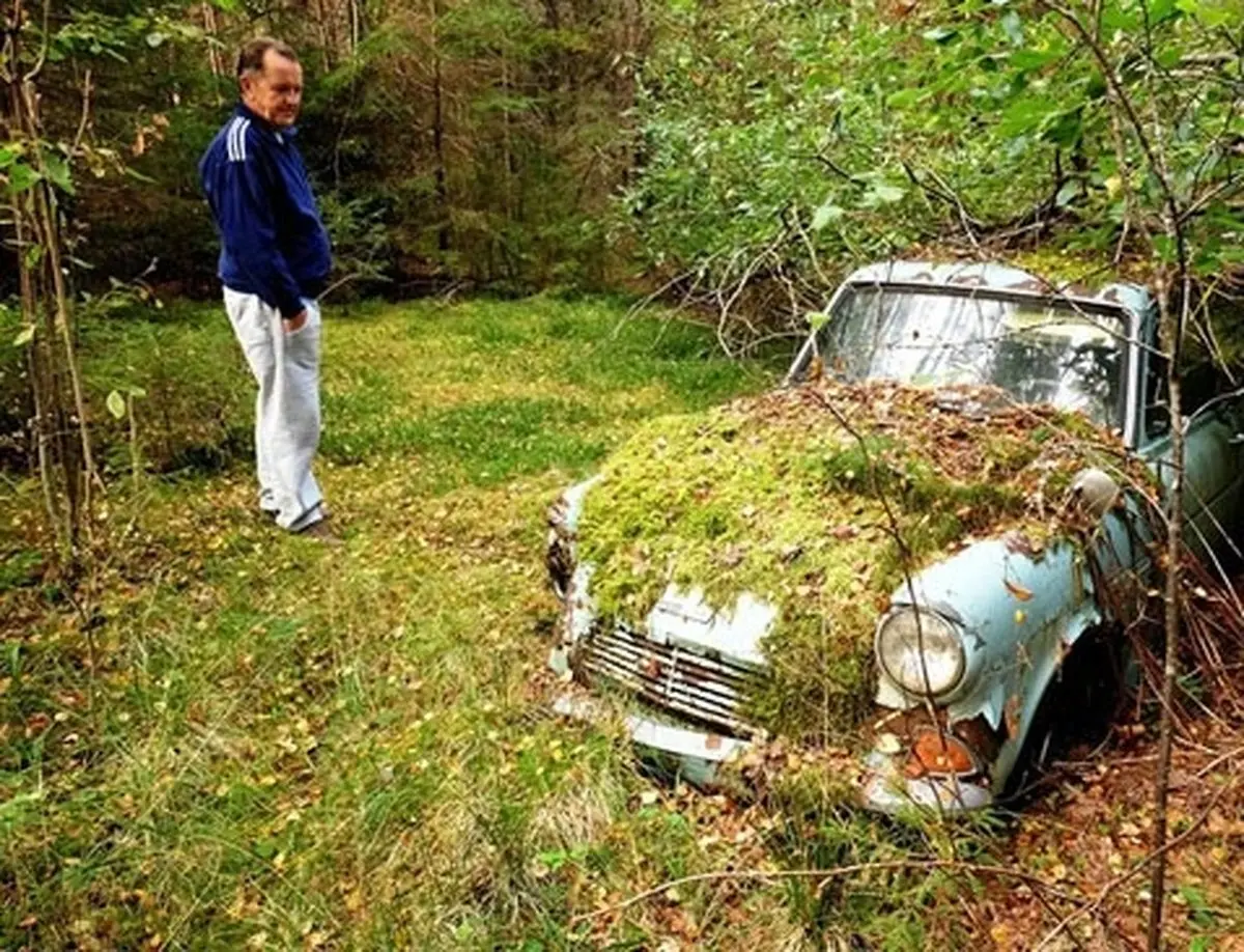 مردی‎بعداز40سال‎ماشینش‎راپیدا‎کرد!/عکس