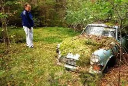 مردی‎بعداز40سال‎ماشینش‎راپیدا‎کرد!/عکس