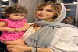 همسر و دختر بامزه آقاي بازيگر + عكس