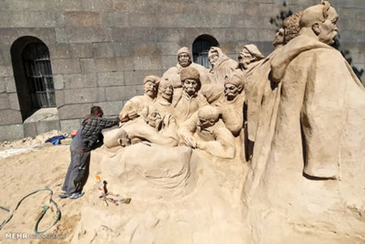 روایت تصویری از جشنواره مجسمه های شنی در روسیه