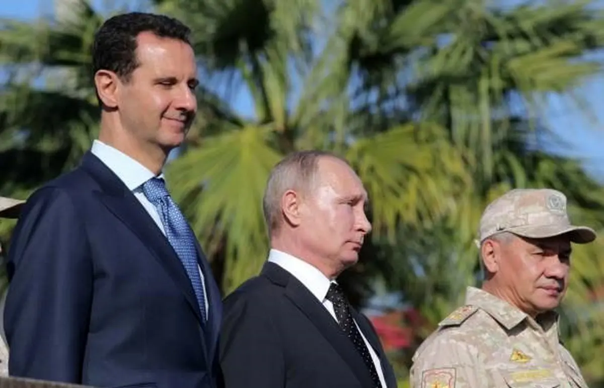 تصاویری از سفر پوتین به سوریه و دیدارش با بشار اسد