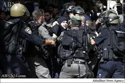 شیرزن فلسطینی در چنگال صهیونیست ها +عکس