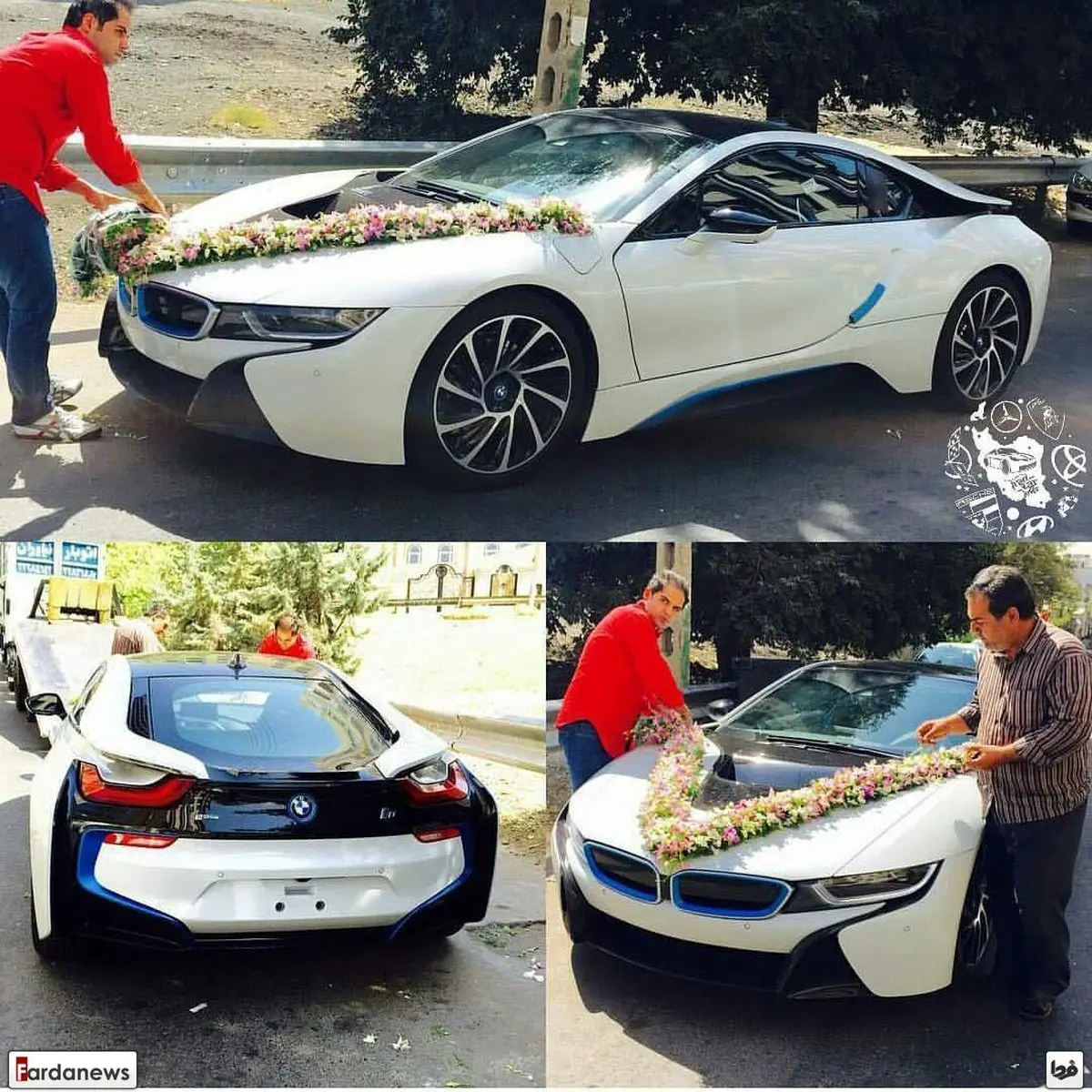 ماشین عروس چند میلیاردی! /عکس