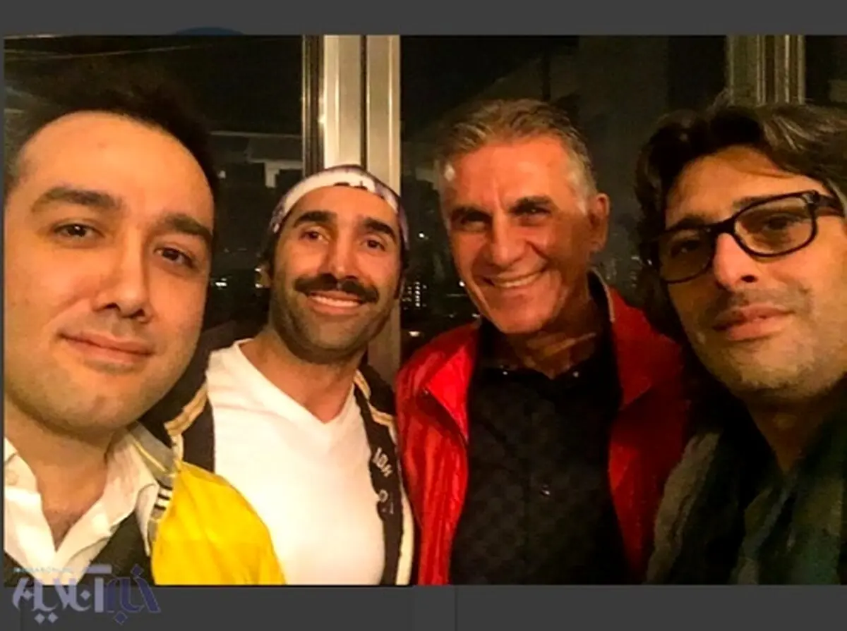 عکس یادگاری کی روش با بازیگر «شب‌های برره»