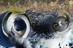 کلبه‌ای که از جزر و مد برق تولید می‌کند+تصاویر