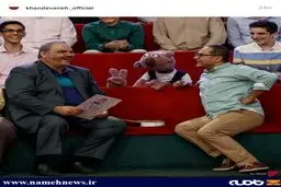 گفتگوی جناب خان و جواد خیابانی/عکس