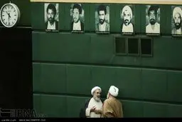 صحبت‌های دو دلواپس در گوشه‌ای از مجلس / عکس