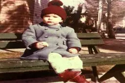 عکس بامزه از کودکی سحر دولتشاهی