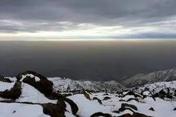 تهران غرق در آلودگی/عکس